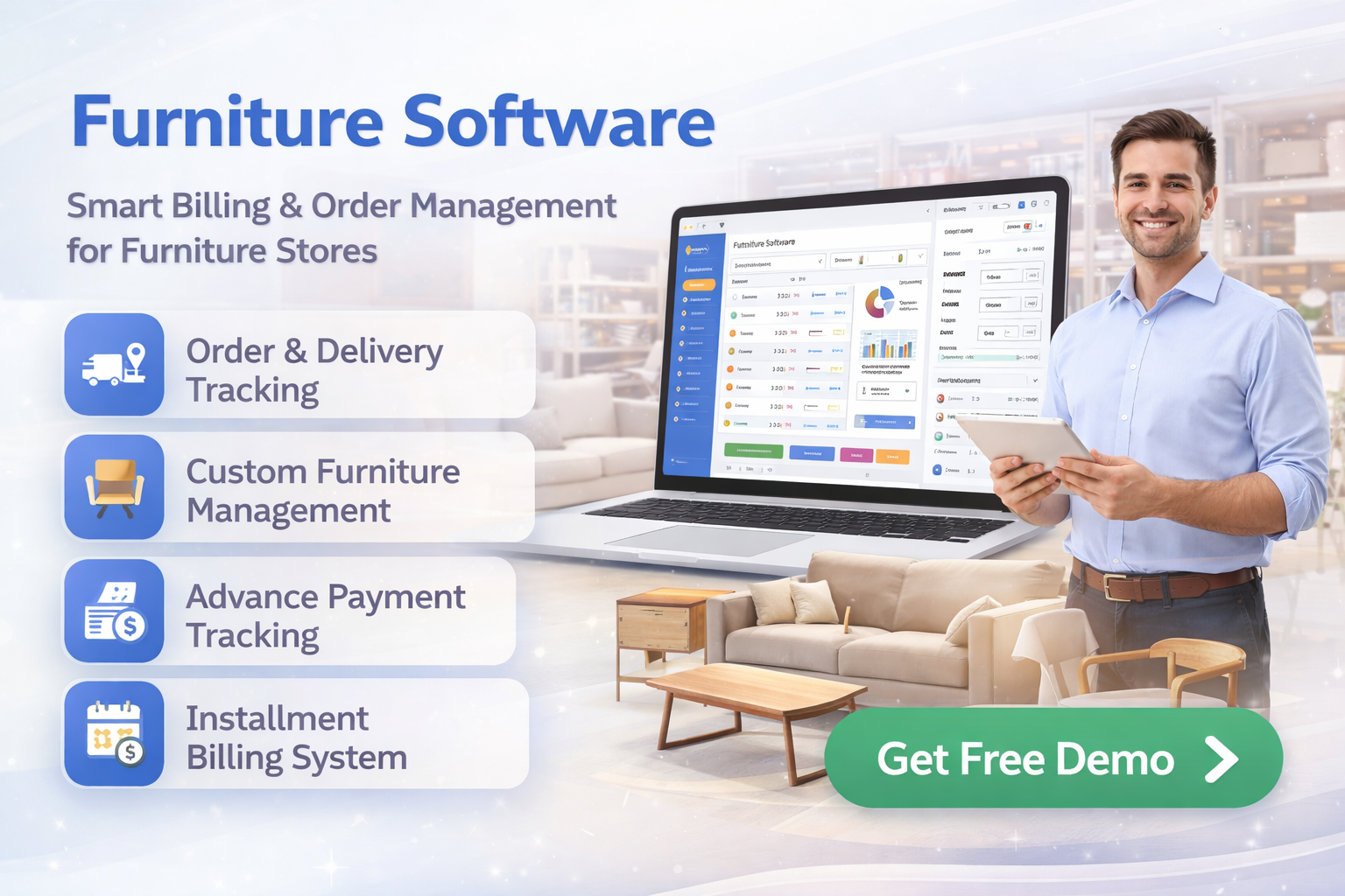 Furniture store billing software